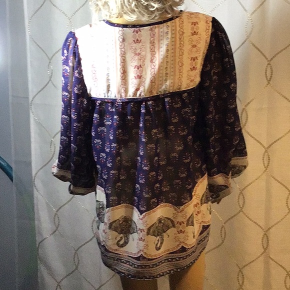 rue21 boho festival blouse - Picture 2 of 8